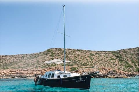 Charter in Llaut by the Bay of Palma de Mallorca