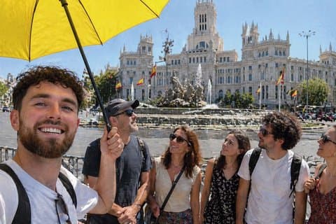 Madrid : Gran Via, Cibeles, Paseo del Prado and Retiro