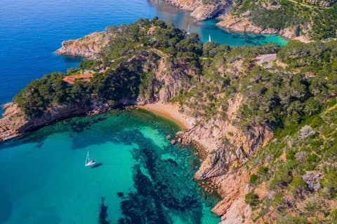 Boat trip from Platja d'Aro to Calella de Palafrugell