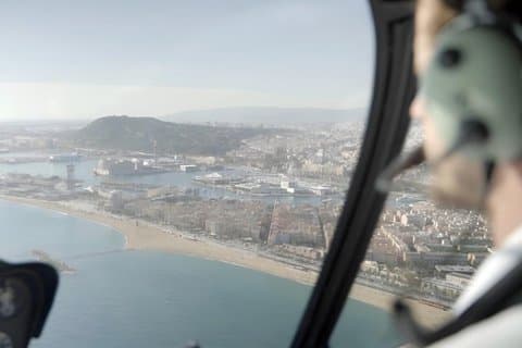 Barcelona Air and Sea Helicopter Tour and Port Cruise