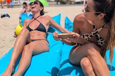 Premium Beach Puff Lounger Rental Can Pastilla