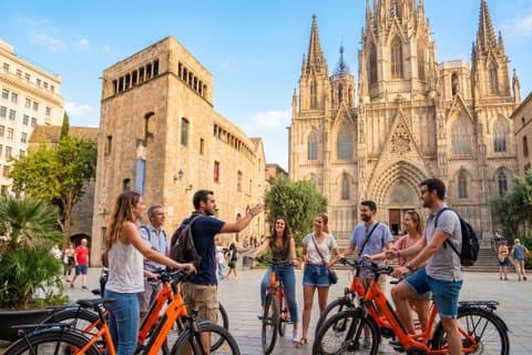 Barcelona Local Stories Bike Tour with E-Bike Option