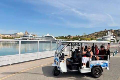 Private Electric Tuk Tuk Tour of Malaga's Coastal Gems