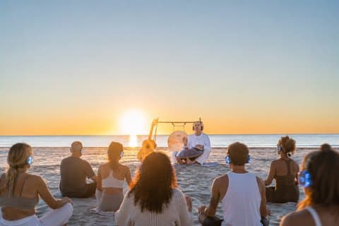 Sunrise & Sunset 432Hz Meditative Concert Handpan, Gong & Guitar