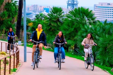 Barcelona Montjuïc Scenic Tour on Premium Dutch E-Bikes