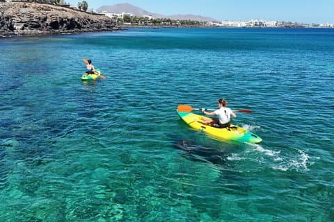 Kayak Tours and Snorkeling in Playa Blanca Lanza