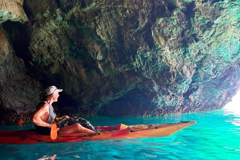Kayaking Adventure: Sea Caves, Virgin Coves and Snorkeling