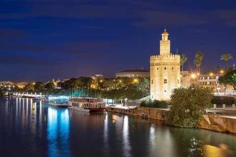 Seville Night Tour with Plaza de España