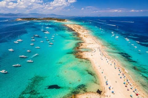 Day in Formentera in Ibiza