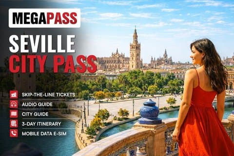 Seville: Alcázar, Cathedral & 24h Hop-On Hop-Off Bus