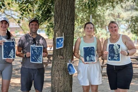 Sunprints - A cyanotype workshop in nature with picnic