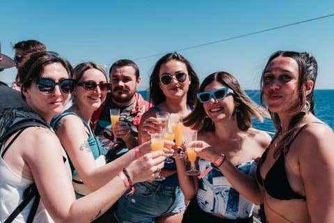 Barcelona Boat Party With Drinks And VIP Club Pass