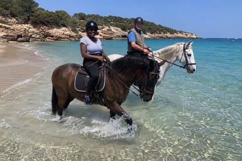Menorca Horseback Ride to Secluded Cala Fustam Beach & Swim