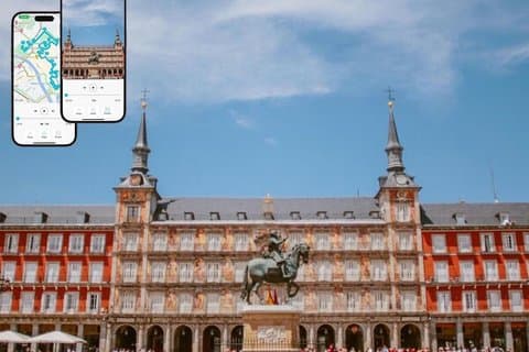 Madrid Old Town Self Guided Tour with Mobile App