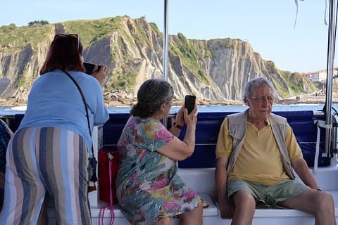 Basque Coast & Zumaia Flysch Boat Trip: Getaria & Zarautz