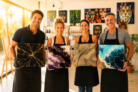 Create Your Own Epoxy Artwork in Marbella
