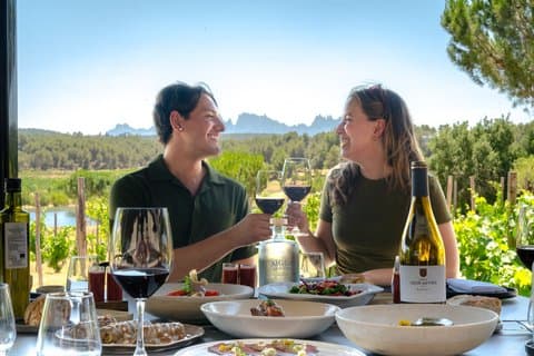 Montserrat, Wine & Gourmet Lunch with Views from Barcelona