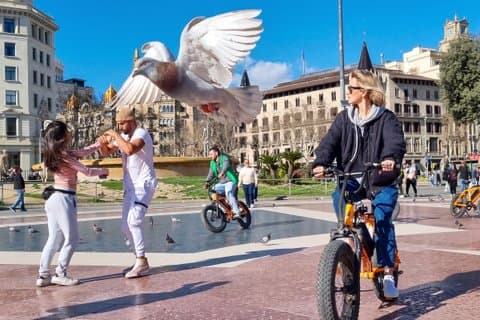 Barcelona Relaxed Bike Tour: City Highlights with E-Bike Option