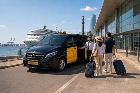 Barcelona Cruise Port to Hotel Private Transfers