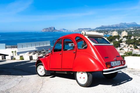 By 2CV from Moraira to Portixoll Island Private Tour