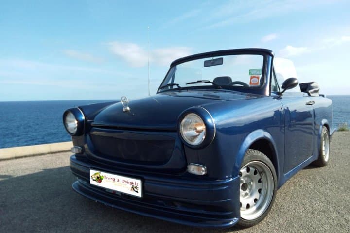Private Trabant Cabrio Tour in Mallorca Including Wine Sampling