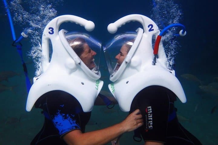 Sea Trek Diving with Helmet in Lanzarote
