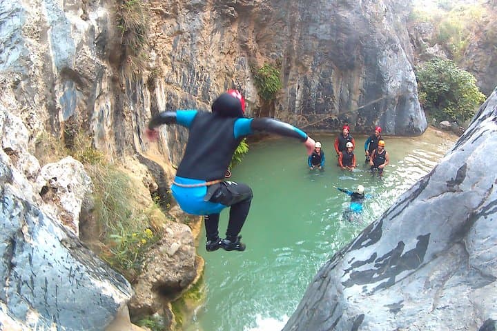 Guided Canyoning in Granada: Lentegi Canyon