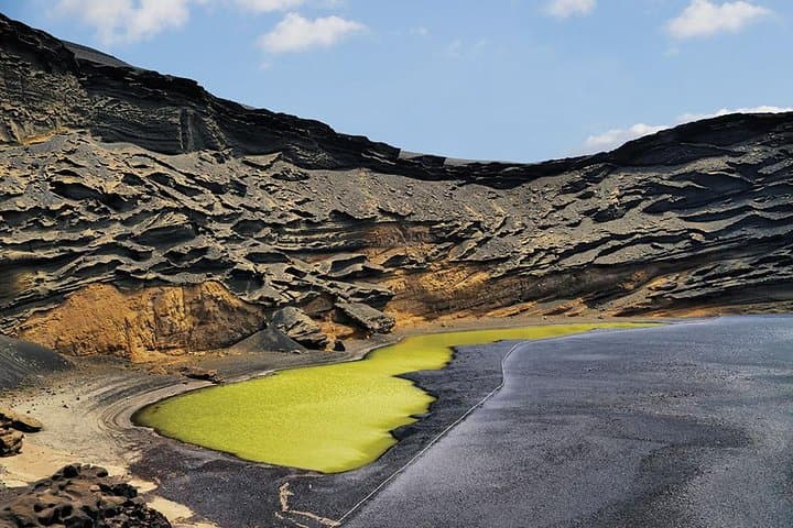 The green lagoon El Golfo