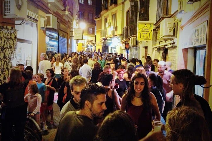 The lively buzz of Triana neighbourhood.