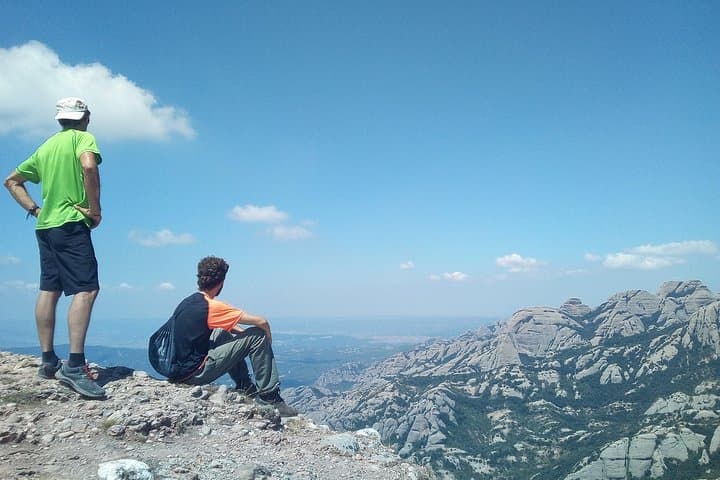 Hiking In Montserrat,near Barcelona