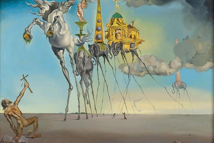 Salvador Dalí portrait