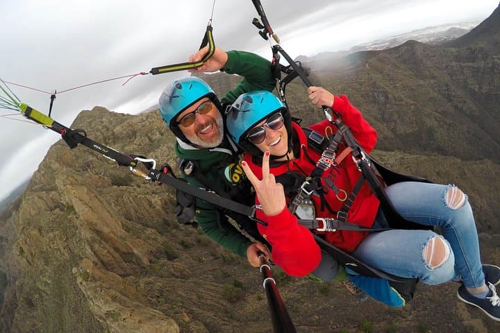 Paragliding Above Costa Adeje, Tenerife