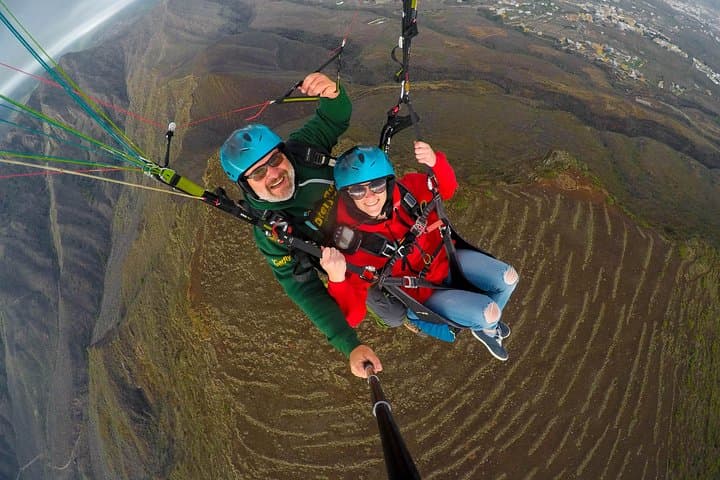 Paragliding Tandem Flight above Costa Adeje, Tenerife