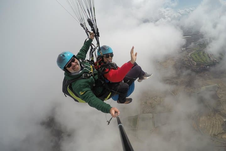 Paragliding Tandem flight above Adeje, Tenerife