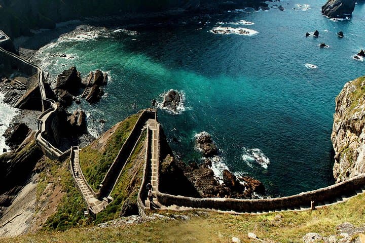 Bilbao, Guggenheim and Gaztelugatxe from San Sebastian