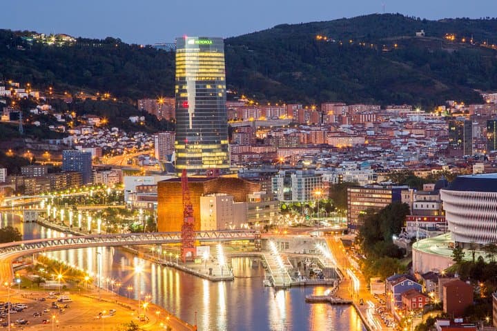 Bilbao, Guggenheim and Gaztelugatxe from San Sebastian