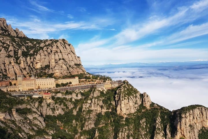 Active tours from Barcelona to the Montserrat Monastery .