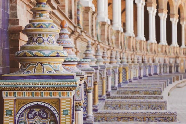 Learn Spanish Seville Santa Cruz Walking Tour