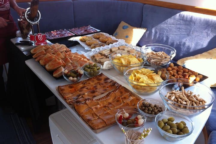 Catering catamaran