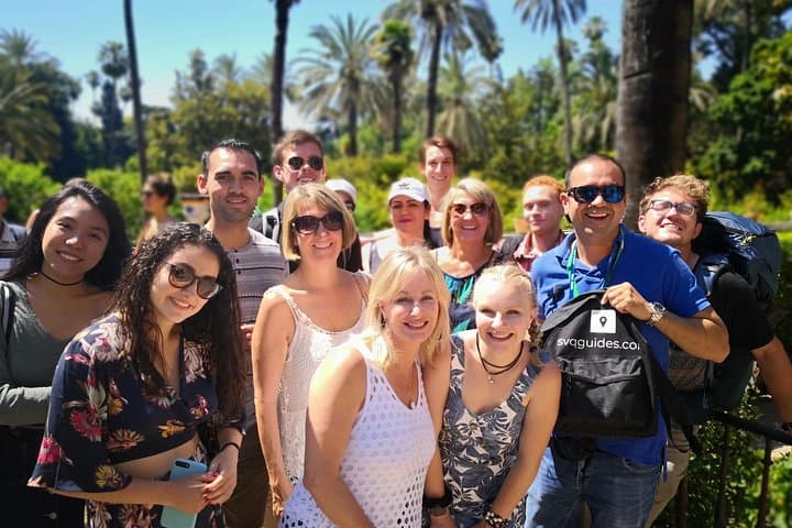 group photo after tour