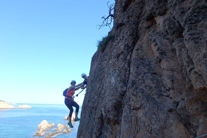 Via ferrata de Sant feliu de guíxols - Via ferrata cala del molí