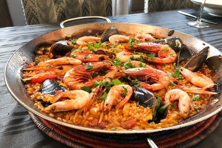 Interactive Paella & Sangria Cooking Class in Barcelona with Josh