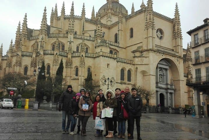 Group at the Cathedral of Segovia