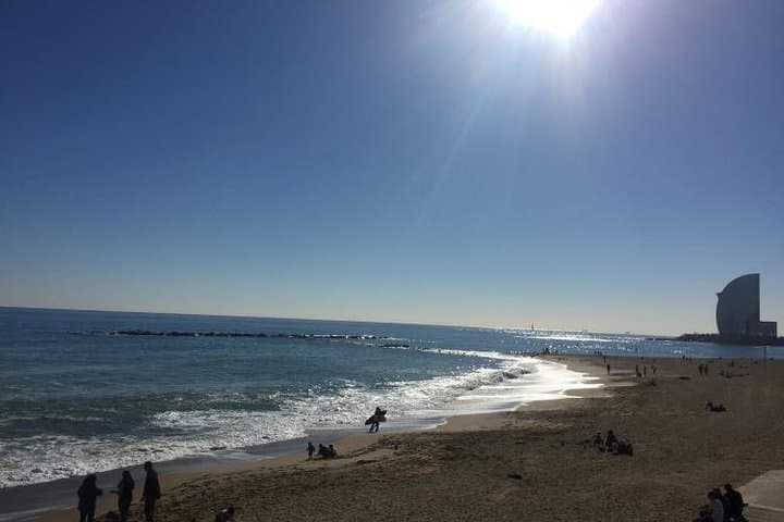 Highlights of Barcelona - Sunset Private Bike Tour with Cava