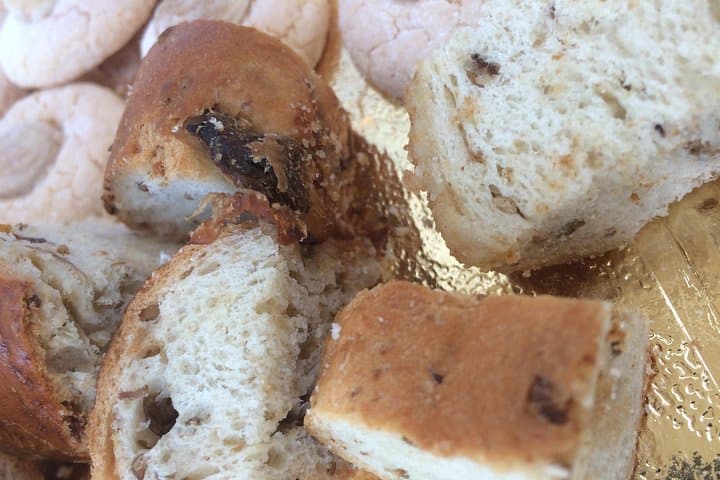 Still hot bread.