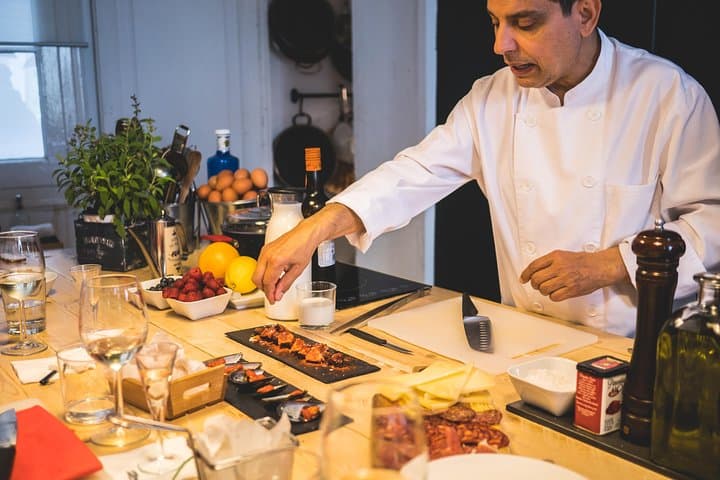 Premium Private Cooking full Paella Menu, Tapas & Sangria