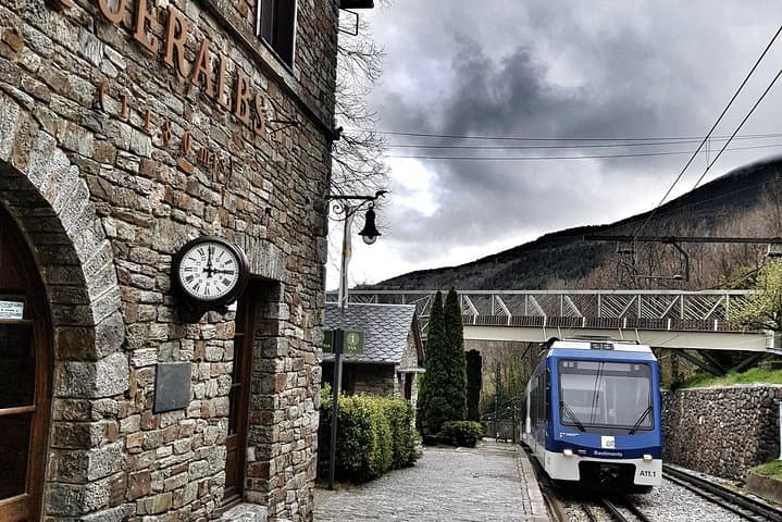 Hop on the cog wheel train in Queralbs to explore the Pyrenees.
