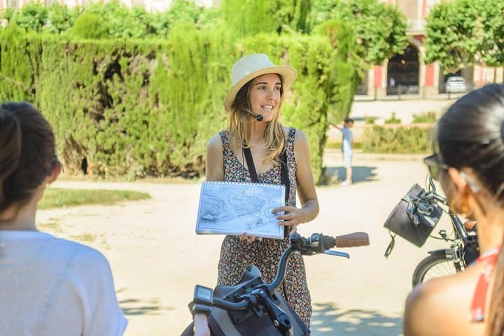 Barcelona E-Bike Small Group Tour with Tapas & Wine Tasting