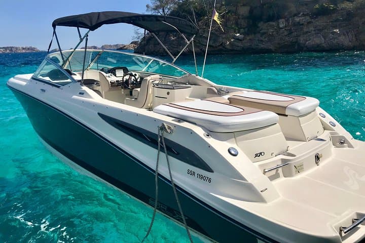Boat tour - Sea Ray SLX 270 8h & 4h & Sunsettour