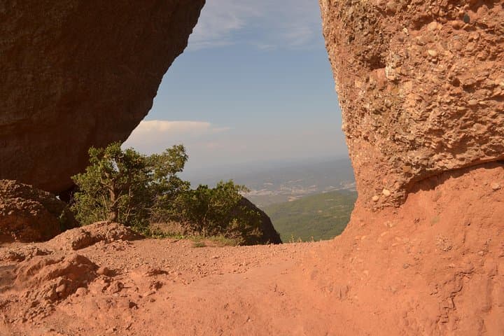 Hiking In Montserrat,near Barcelona